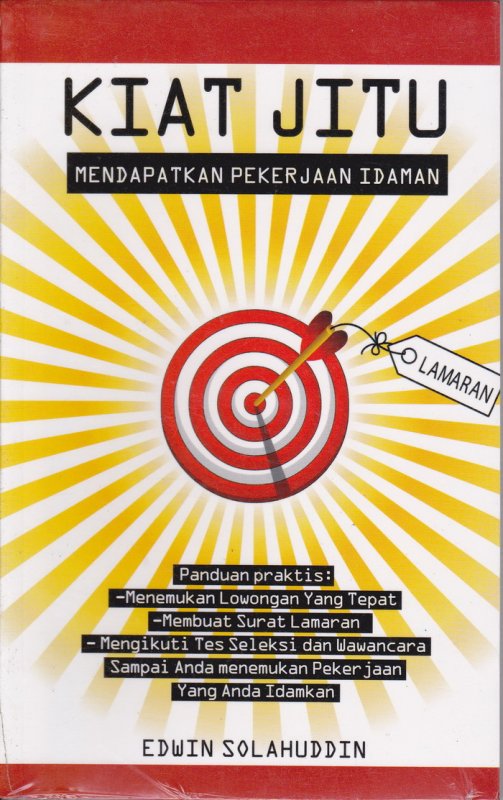 Cover Buku Kiat Jitu Mendapatkan Pekerjaan Idaman