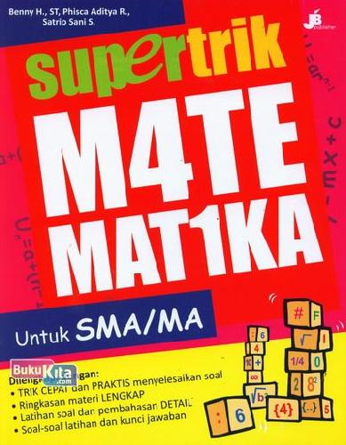 Cover Buku Supertrik Matematika Untuk SMA/MA