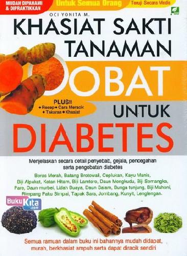 Cover Buku Khasiat Sakti Tanaman Obat Untuk Diabetes