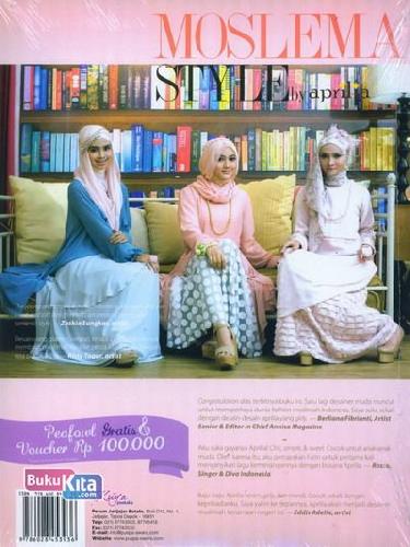 Cover Belakang Buku Moslema Style by Aprilia