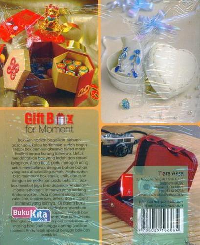 Cover Belakang Buku Gift Box For Moment