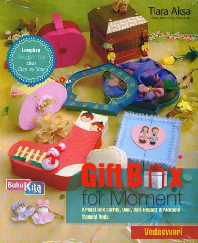 Cover Buku Gift Box For Moment