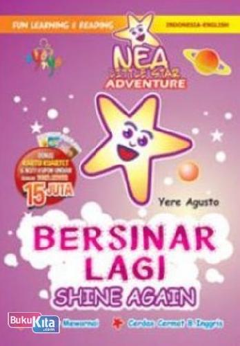 Cover Buku Nea Little Star Adventure : Bersinar Lagi (Shine Again)+Kartu Kuartet