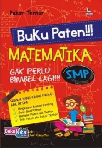 Cover Buku Buku Paten Matematika SMP Gak Perlu Bimbel Lagi
