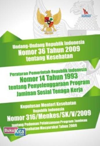 Cover Buku Undang-Undang Republik Indonesia Nomor 36 Tahun 2009 tentang Kesehatan