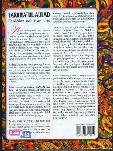 Cover Belakang Buku TARBIYATUL AULAD - Pendidikan Anak Dalam Islam (Edisi Lengkap) 