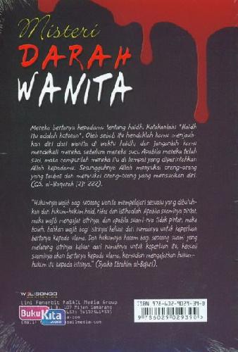 Cover Belakang Buku Misteri Darah Wanita