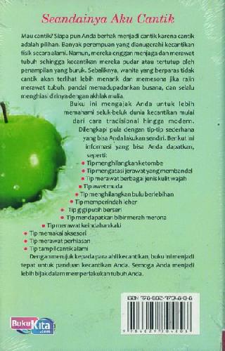 Cover Belakang Buku Mau Cantik? Tip Menjadi Wanita Idaman Sepanjang Masa