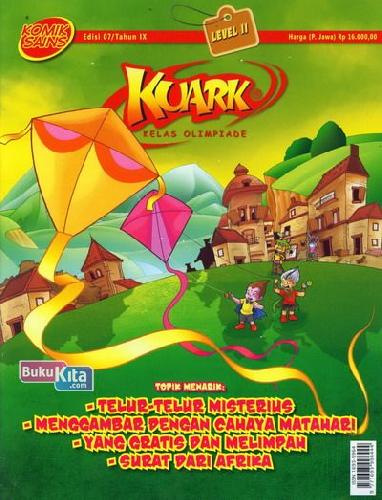 Cover Buku Komik Sains Kuark Level 2 Tahun IX edisi 07 : Telur-Telur Misterius