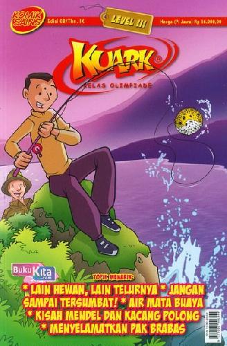 Cover Buku Komik Sains Kuark Level III Tahun IX edisi 08 : Lain Hewan, Lain Telurnya