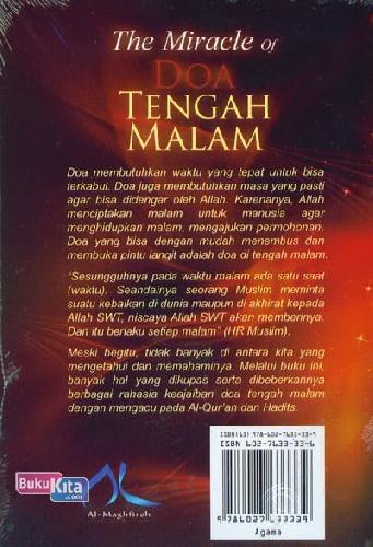 Cover Belakang Buku The Miracle of Doa Tengah Malam