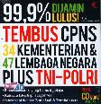 99,9% Dijamin Lulus Tembus CPNS (34 Kementerian dan 47 Lembaga Negara Plus TNI-Polri)