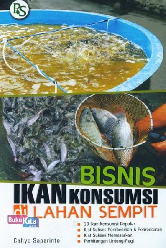 Cover Buku Bisnis Ikan Konsumsi di Lahan Sempit