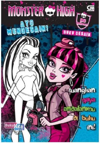 Cover Buku Monster High: Ayo Mendesain