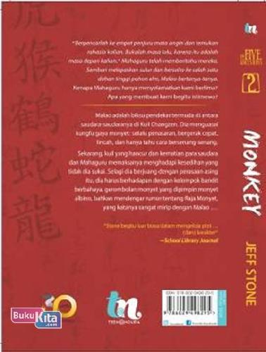 Cover Belakang Buku The Five Ancestors 2 : Monkey