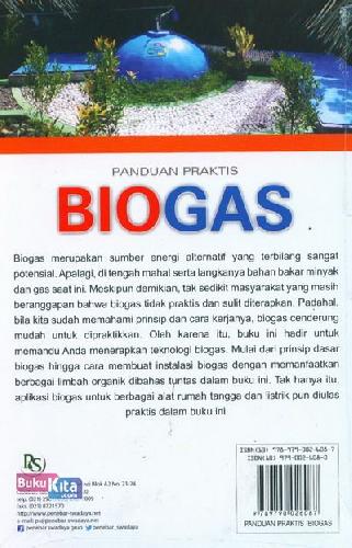 Cover Belakang Buku Panduan Praktis Biogas