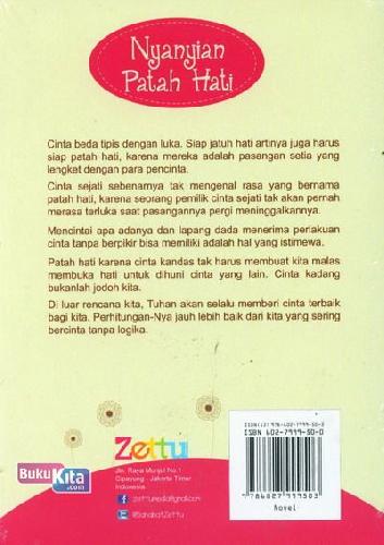 Cover Belakang Buku Nyanyian Patah Hati