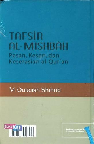Cover Belakang Buku Tafsir Al-Mishbah volume 2