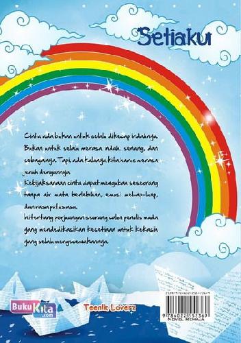 Cover Belakang Buku Setiaku