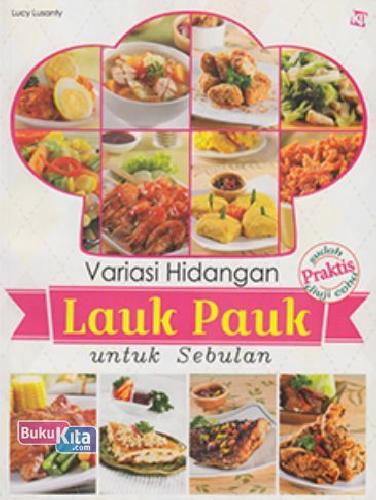 Cover Buku Variasi Hidangan Lauk Pauk untuk Sebulan