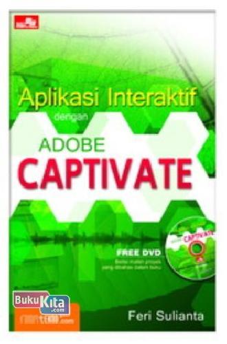 Cover Buku Aplikasi Interaktif dengan Adobe Captivate