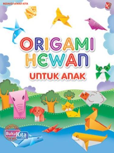 Cover Buku Origami Hewan untuk Anak