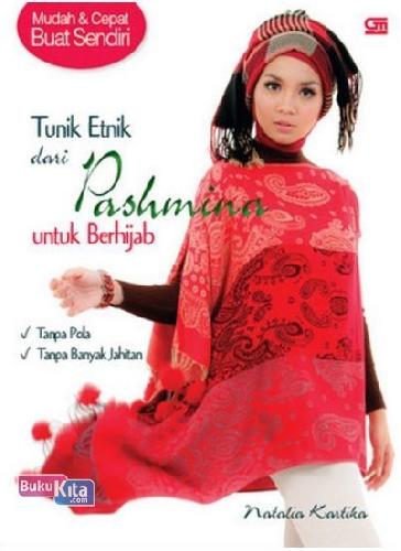 Cover Buku Tunik Etnik dari Pashmina untuk Berhijab