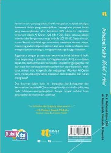 Cover Belakang Buku Ashabul Kahfi Melek 3 Abad : Ketika Neurosains Dan Kalbu Menjelajah Al-Quran