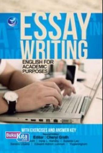 Cover Buku English For Academic Purposes: Essay Writing , With Exercises And Answer Key