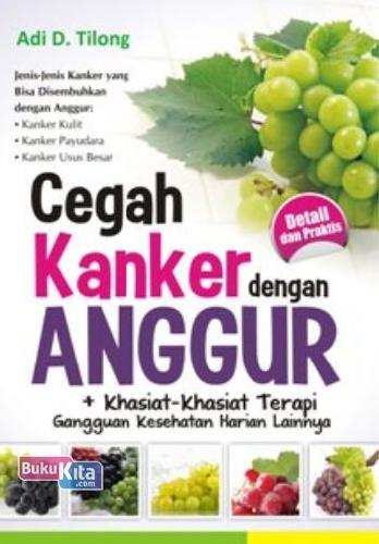 Cover Buku Cegah Kanker dengan Anggur