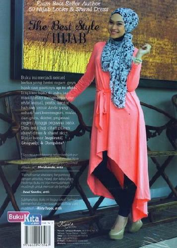 Cover Belakang Buku The Best Style of Hijab