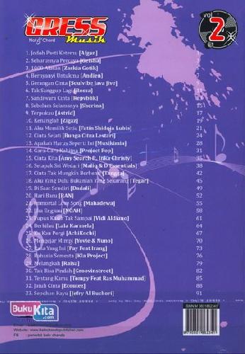 Cover Belakang Buku Gress Musik Not & Chord Vol.2