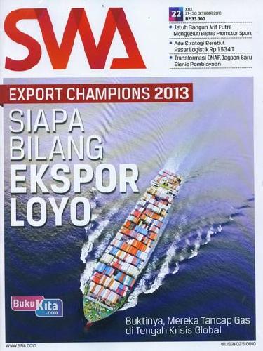 Cover Buku Majalah SWA Sembada No. 22 | 21 - 30 Oktober 2013