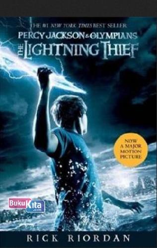 Cover Buku Percy Jackson & The Olympians 1 : The Lightning Thief - Pencuri Petir (Cover Baru)