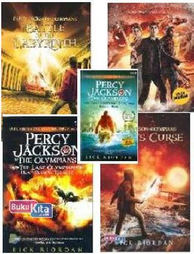 Cover Buku Paket Percy Jackson 1-5