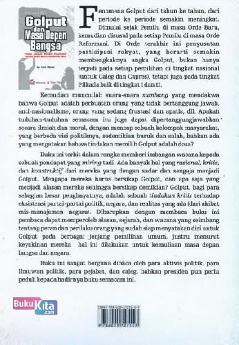 Cover Belakang Buku Golput dan Masa Depan Bangsa (Seri Wacana Politik)