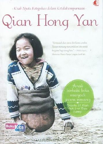 Cover Buku Qian Hong Yan (Anak Berkaki Bola Menjadi Juara Renang)