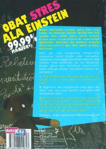 Cover Belakang Buku Obat Stres Ala Einsten 99,99% Manjur