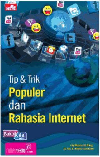 Cover Buku Tip & Trik Populer dan Rahasia Internet