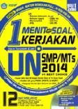 Cover Buku 1 Menit Per Soal Kerjakan Un SMP/MTS 2014 #1 Best Choice