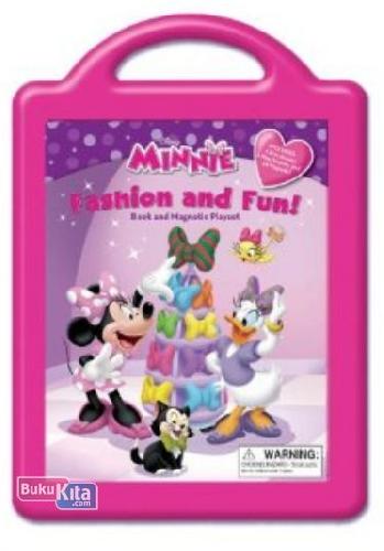 Cover Buku Book and Magnetic Playset : Minnies Fashion and Fun