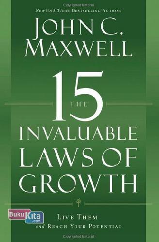 Cover Buku John C Maxwell : 15 Invaluable Laws (English Version)