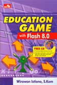 Cover Buku Education Game With Flash 8.0