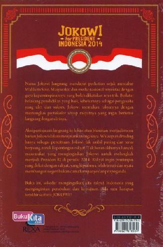 Cover Belakang Buku Jokowi for President Indonesia 2014