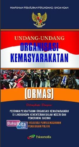 Cover Buku Undang-Undang Organisasi Kemasyarakatan