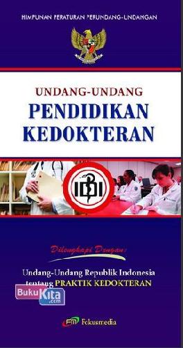 Cover Buku Undang-Undang Pendidikan Kedokteran