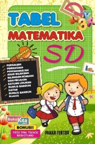 Cover Buku Tabel Matematika SD