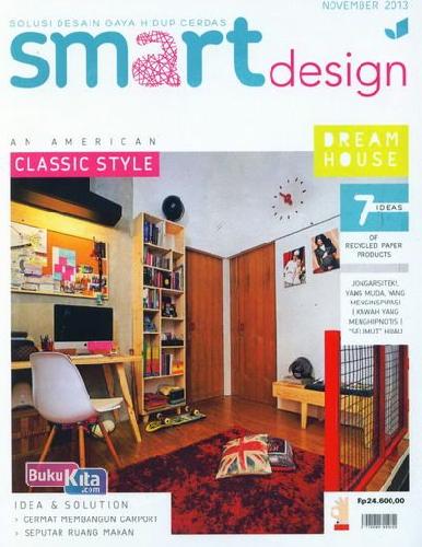 Cover Buku Majalah Smart Design Vol 02 No 8 - November 2013