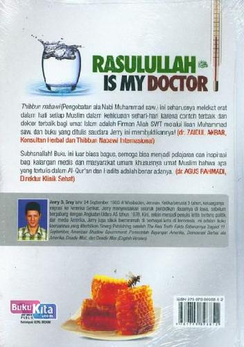 Cover Belakang Buku Rasulullah Is My Doctor Edisi Hard Cover