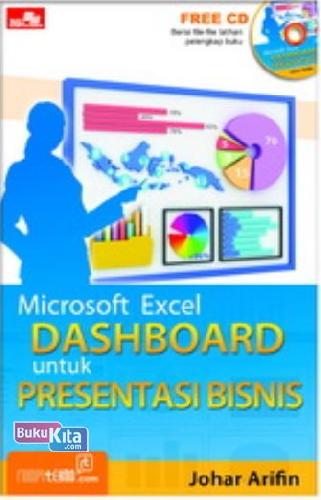 Cover Buku Microsoft Excel Dashboard untuk Presentasi Bisnis
